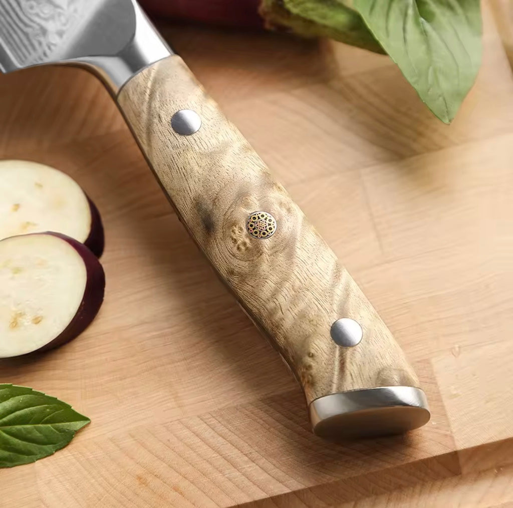 XINZUO Damascus Steel Bunka Knife