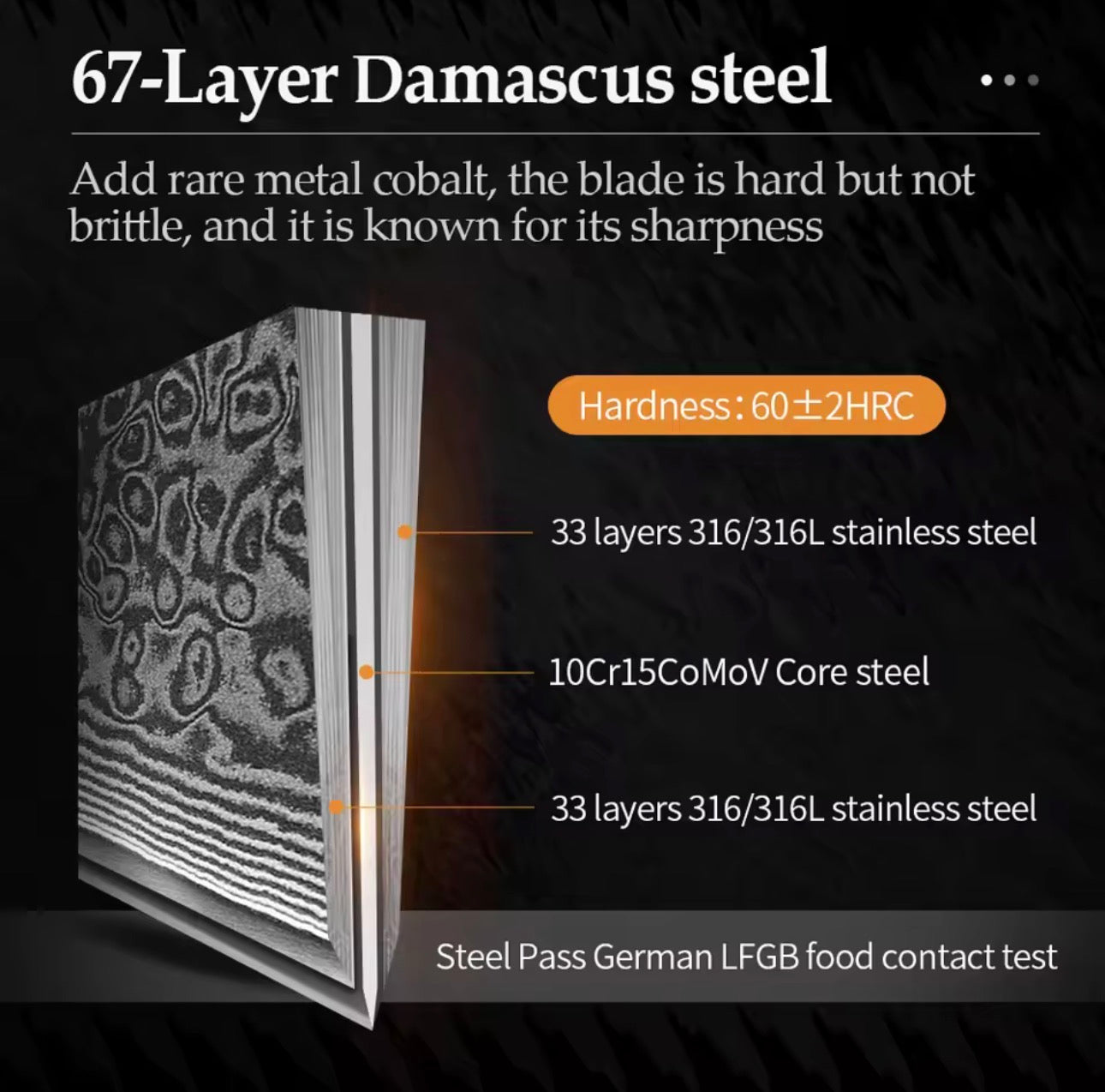 XINZUO Damascus Steel Bunka Knife