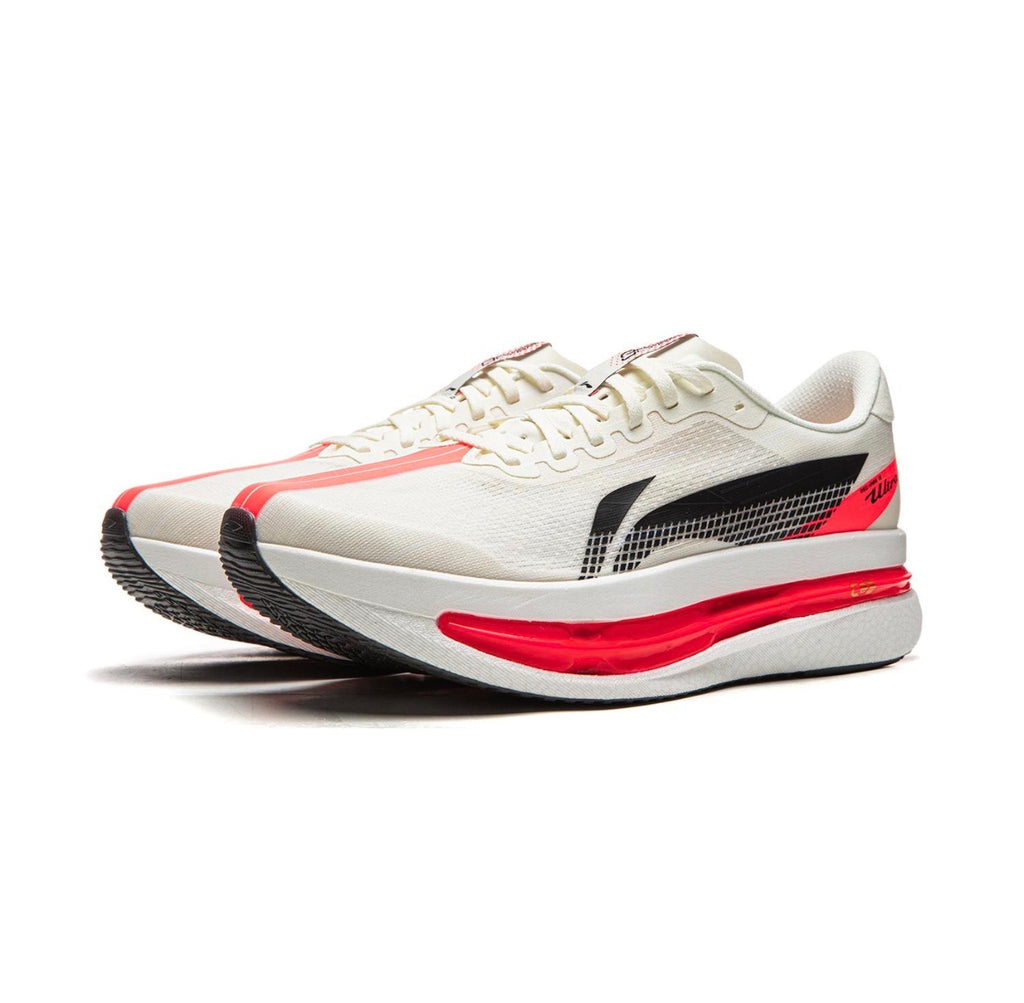 Li Ning Red Hare 9 ULTRA Low top Running Shoes men Champagne White ARPW008-2